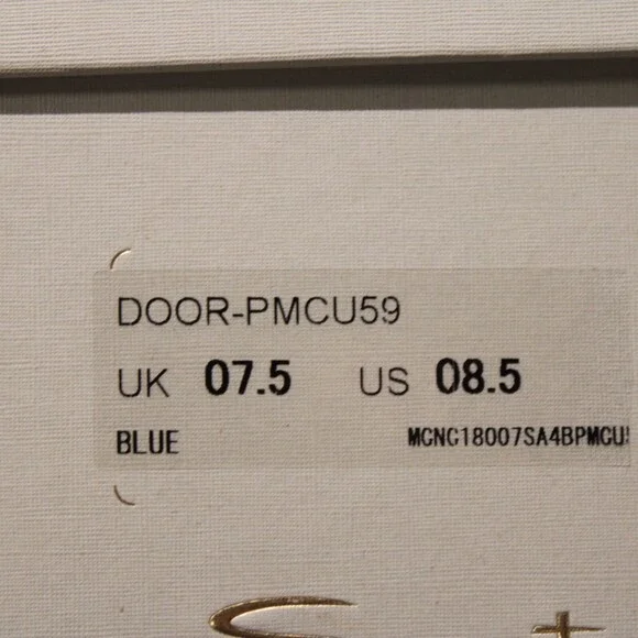 Santoni NWB Door Loafers Size 7.5 US 8.5 in Blue Leather Made in Italy - Picture 11 of 11